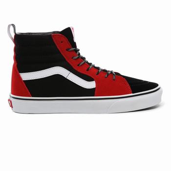 Vans OTW Webbing SK8-Hi - Miesten Korkeavartiset tennarit - Punainen/Mustat/Valkoinen